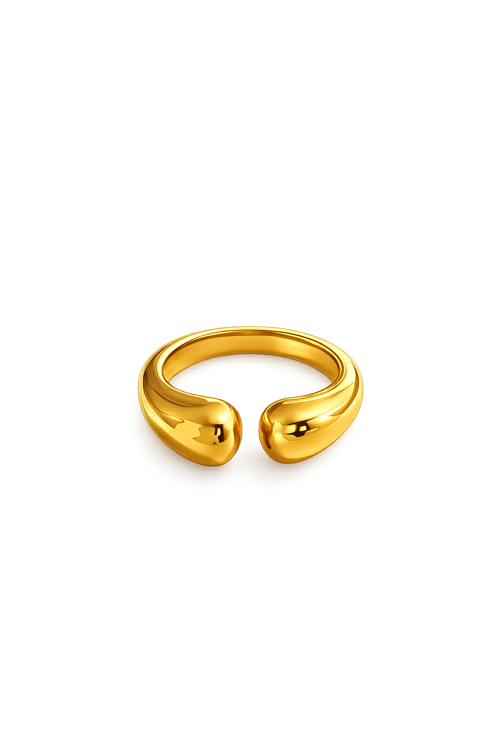 Offener Chunky Edelstahlring