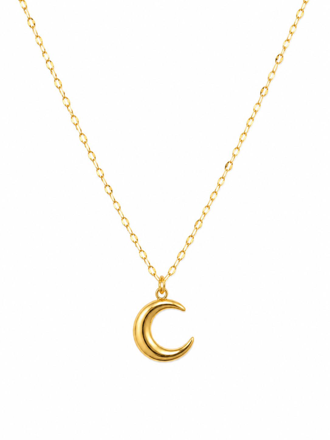 Moon Edelstahlkette