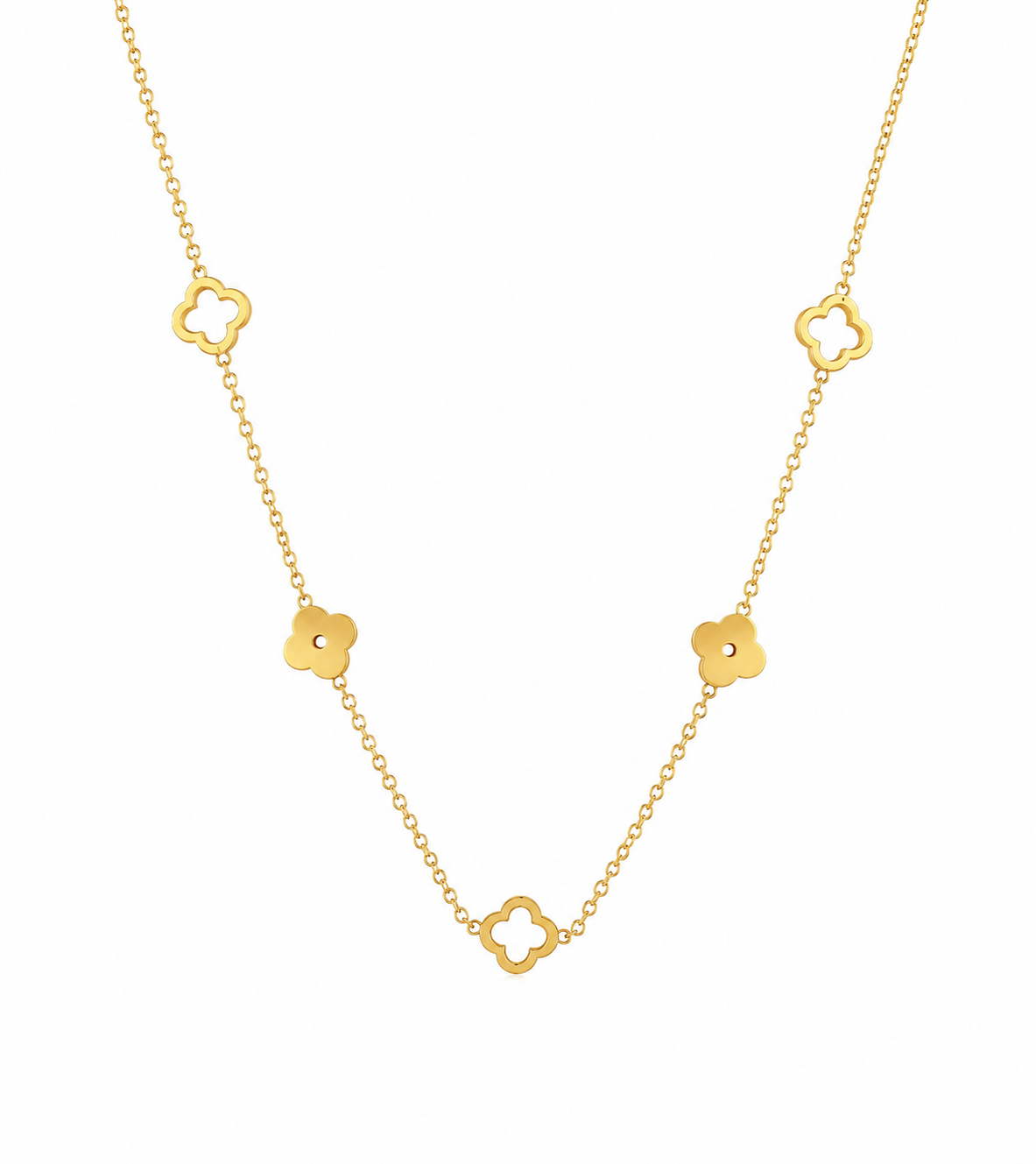 Kleeblatt Kette