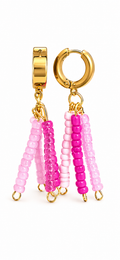 Pink Pearl Drop – Edelstahl Ohrringe