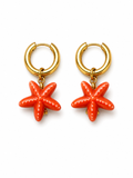 Seastar Orange Ohrringe
