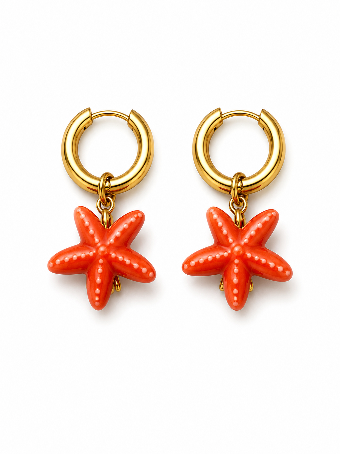 Seastar Orange Ohrringe