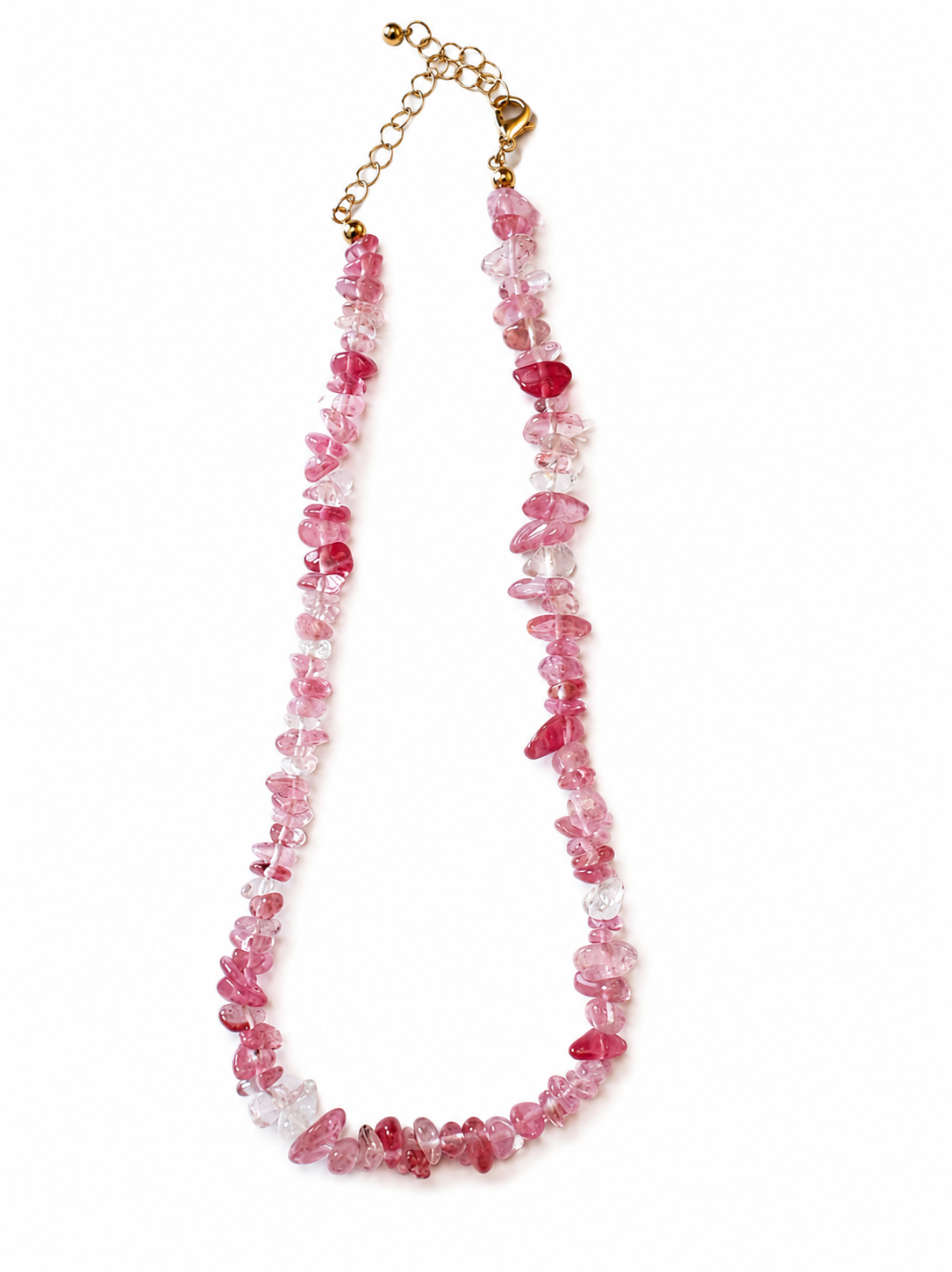 Rosa Steine Kette