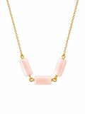 Rose Glow- Edelstahl Kette