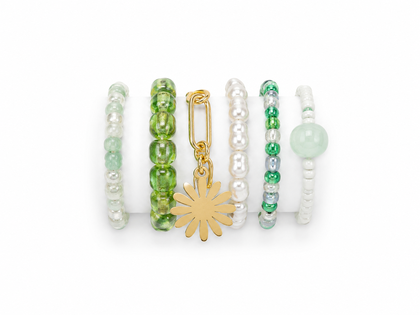 Perlen Charms Green