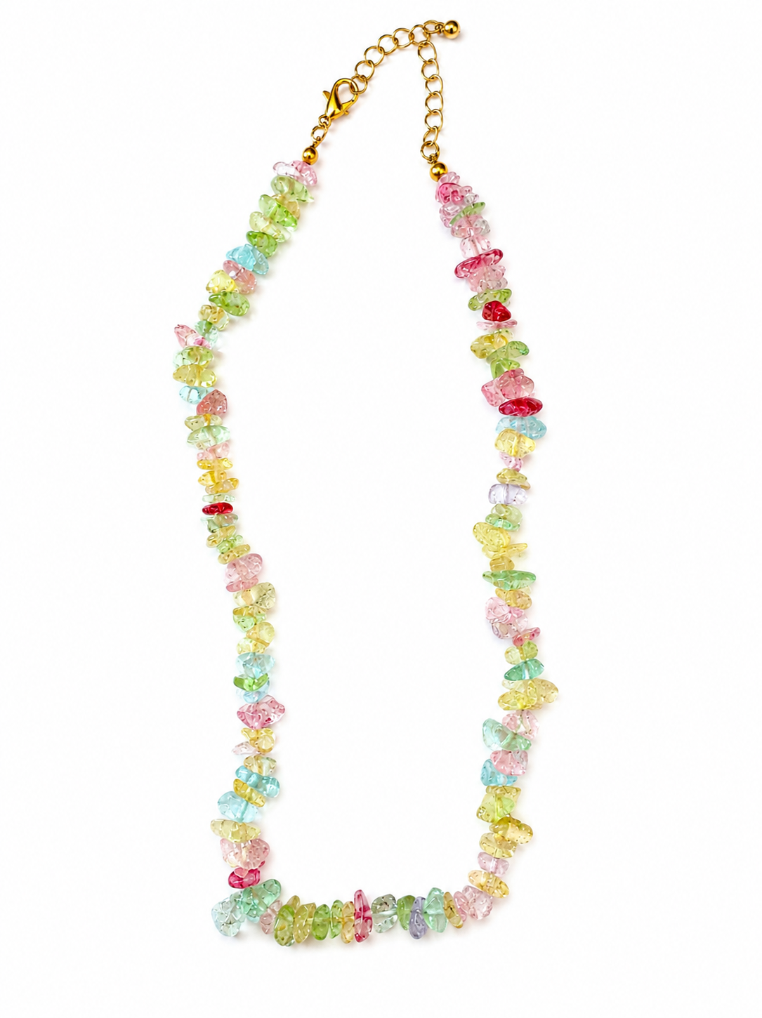 Bunte Steine Kette