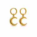 Moonlight Glow – Edelstahl Ohrringe